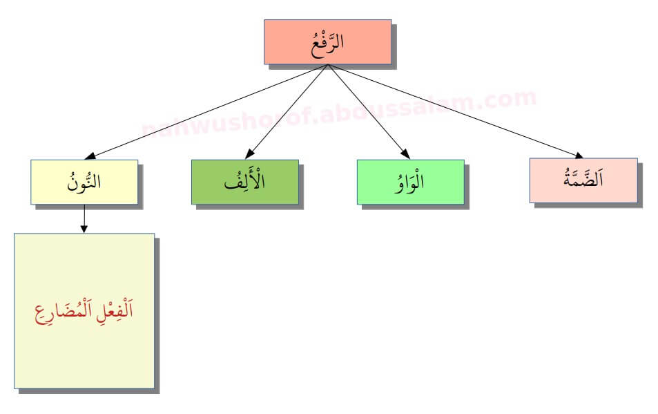 018. Tanda Rafa’ Nun pada Fi’il Mudhari’ Al-Af’al Al-Khamsah